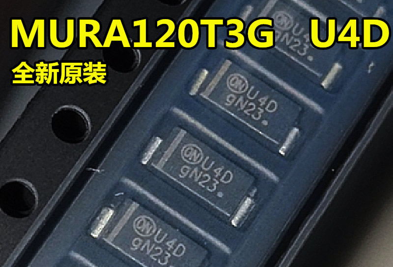 MURA120T3G SMA MURA120 DO214-AC diode  2A 200V 10pcs/lot