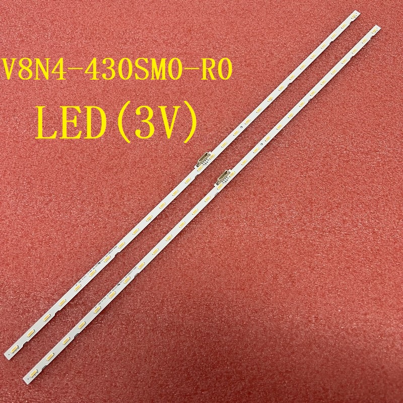 2pcs UA43RU7400 28灯3V V8N4-430SM0-R0 BN96-46053A 462mm