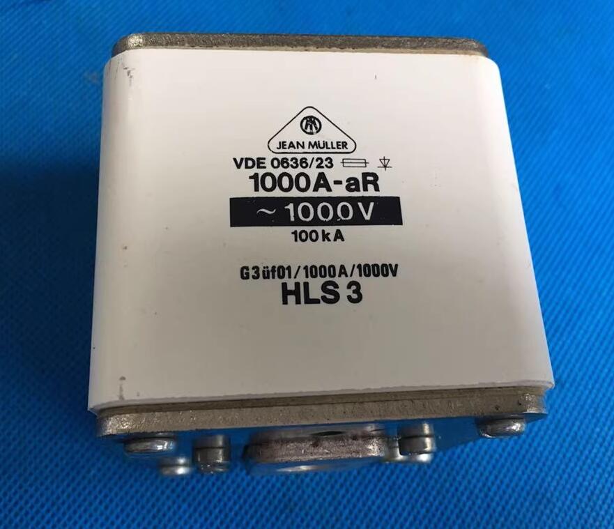 VDE0636/23 1000A-aR 1000v jean muller fuse used