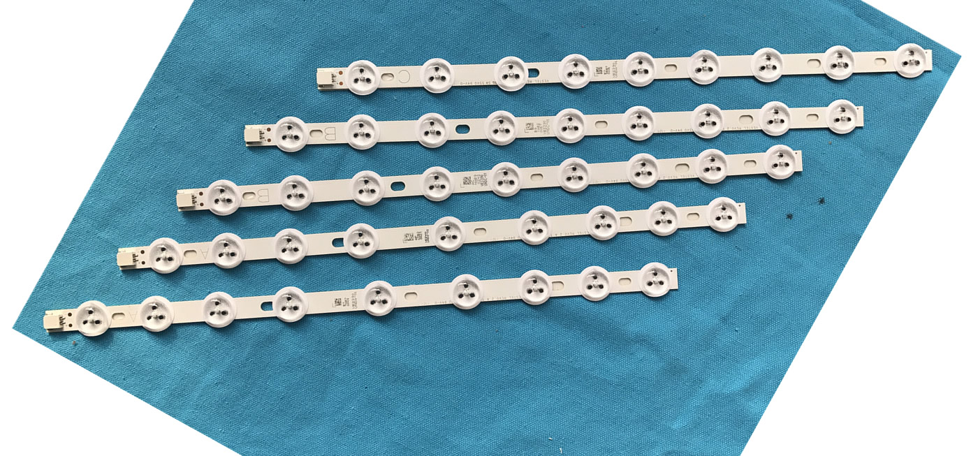 LED Strip  LG 39'' TV 9FLHY168D VES390UNDC-01 VES400UNDS-02 39PF3025D 5pcs/set new