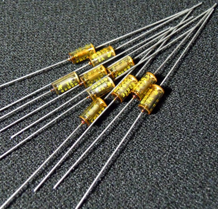 VISHAY RNR55C 25.5R 0.25W 3.7x8 Tin lead HIFI resistor