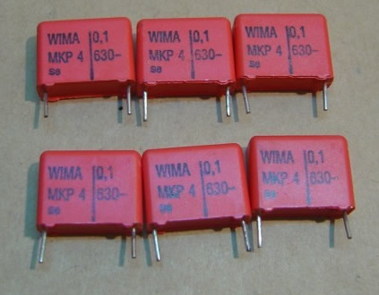 WIMA 630v0.1uf  5pcs/lot MKP-4 spacing 15MM