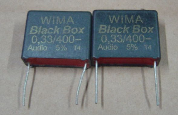 WIMA BLACK BOX 0.33uf 400V Audio Cap 26mm×11mm×20.5mm spacing: 22mm