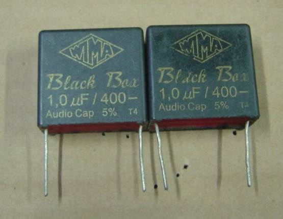 WIMA BLACK BOX 1.0uf 400V Audio Cap 31mm×17mm×28.5mm spacing: 27mm