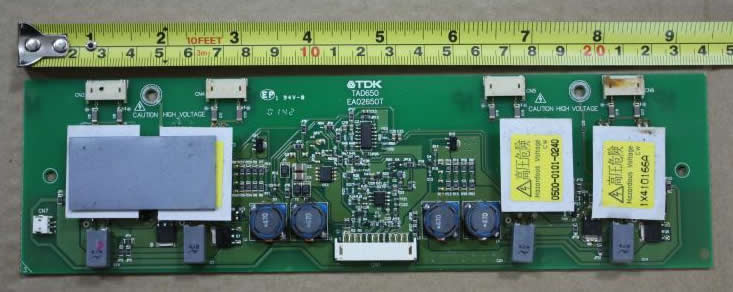 VIEWSONIC VG181B TDK TAD650 EA02650T inverter board
