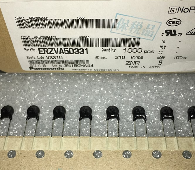 Panasonic ERZVA5D331 V331U 05D331K 330V 5mm 5pcs/lot