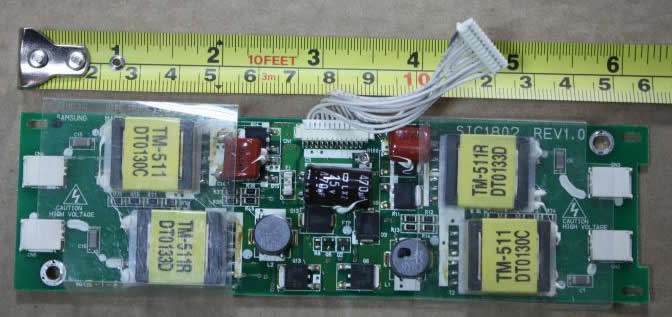 Dell 1702FP SIC1802 REV1.0 inverter board