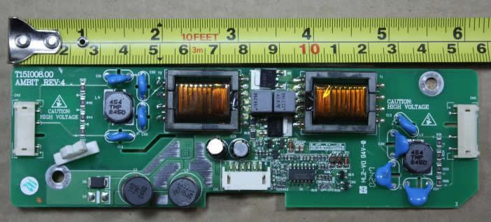 NEC MulitSync LCD1760V T15I008.00 AMBIT REV:4 inverter board