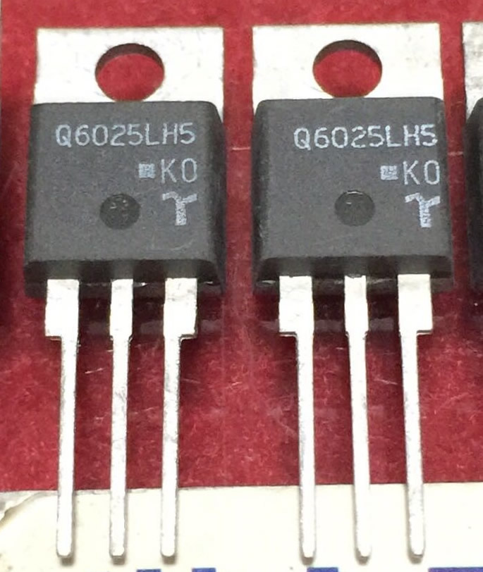 Q6025LH5 Q6025 TO-220 silicon controlled rectifiers 5pcs/lot