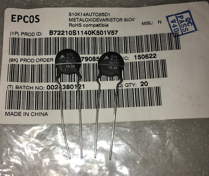 EPCOS B72210S1140K S10K14AUTO S10K14 5pcs/lot