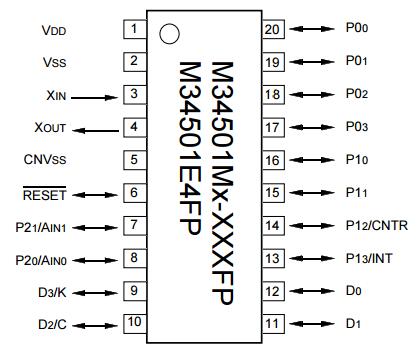 m34501m4fp 5pcs/lot