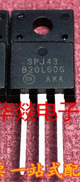 MBRF20L60CTG   B20L60G TO-220F 60V/20A 5PCS/LOT