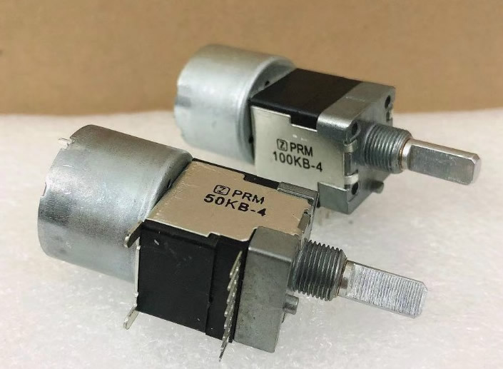 PRM B100K-4 B50K-4 Shanshui amplifier main volume knob with motor potentiometer 8 pins