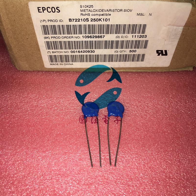 EPCOS B72210S250K101 S10K25 25VAC 10mm 5pcs/lot