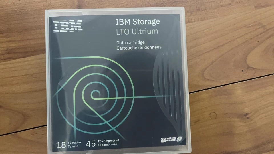 IBM LTO9 Data Cartridge（02XW568）