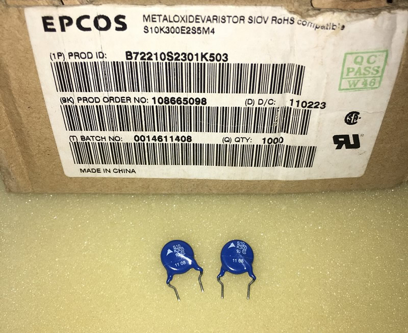 EPCOS B72210S2301K503 S10K300 470V 10mm 5pcs/lot