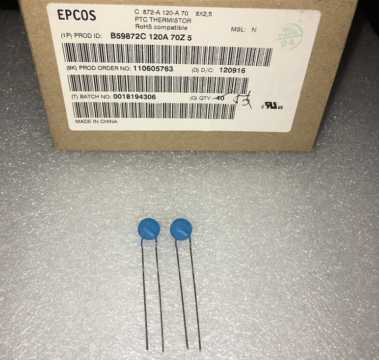 EPCOS B59872C120A70 PTC C872 35Ohms 1A 5pcs/lot