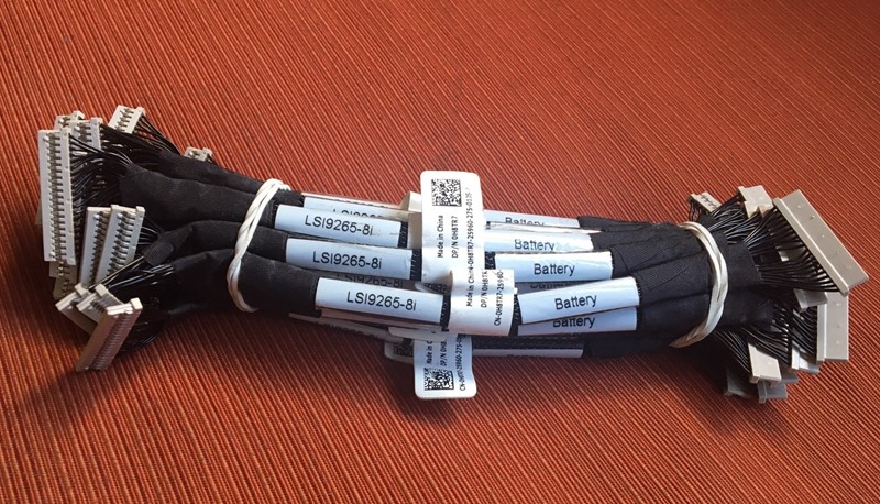 LSI9265-8I array card battery cable H8TR7 DELL
