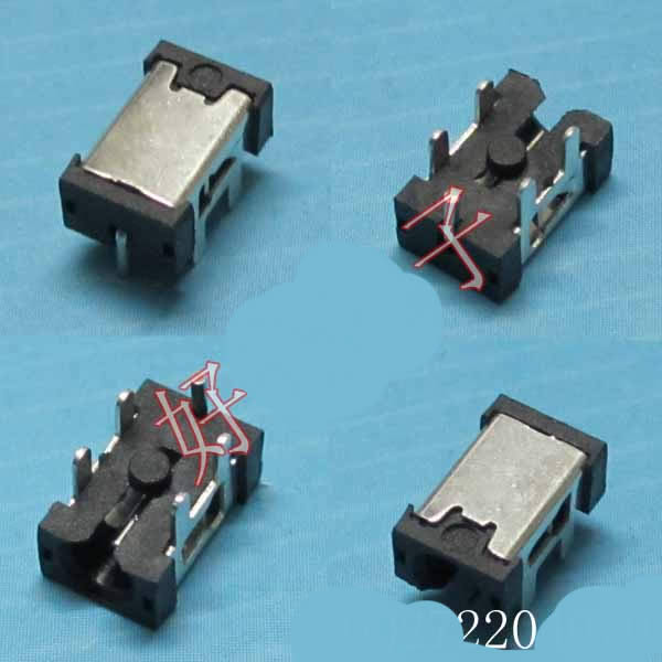 Tablets DC Jack 2.5mm pin 0.7mm 5-pin DIP VI