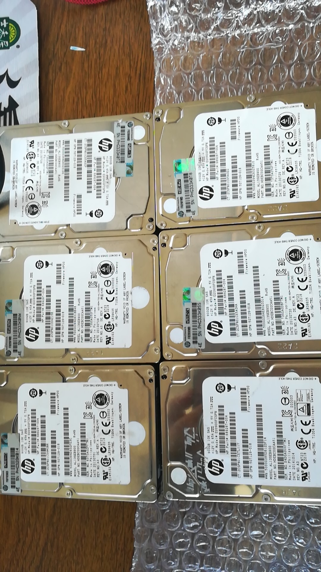 HP 900G 10K 2.5-inch SAS server hard disk 507129-018 689287-004