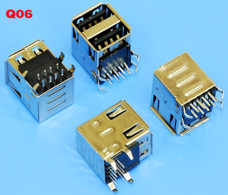 USB connector Q06 2 ports