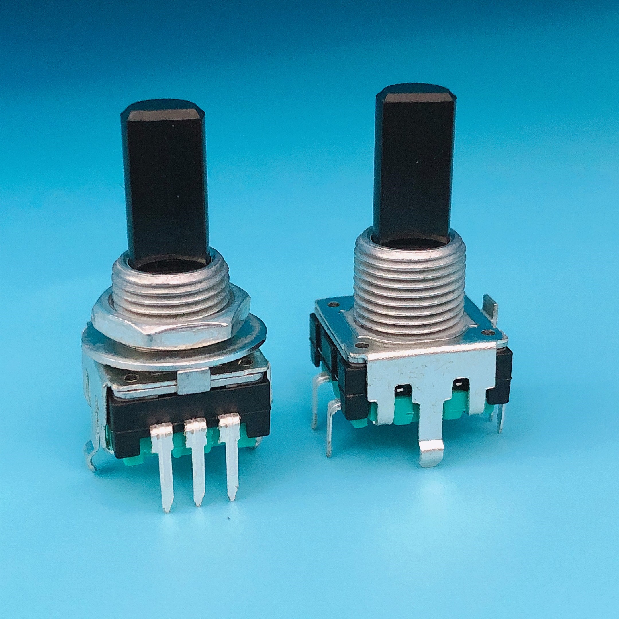EC12 encoder with switch multimedia frequency modulation and temperature adjustment function selection 360 degree to 5-pin rotation