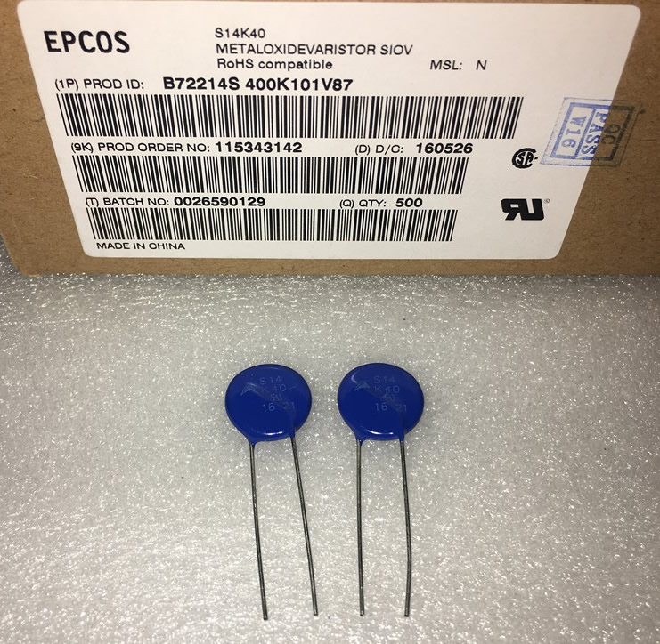 EPCOS B72214S400K101V87 S14K40 14mm 5pcs/lot