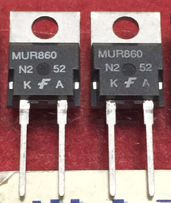 MUR860 U860 TO-220 5pcs/lot
